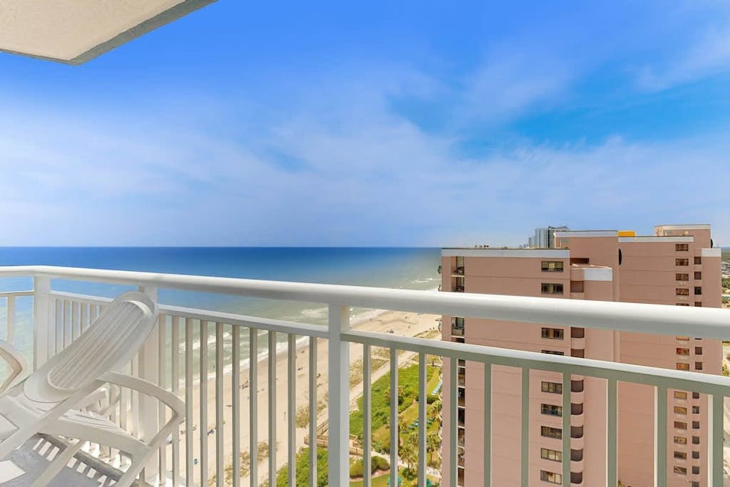 Your perfect Myrtle Beach getaway starts here! Welcome to this comfortable 1-bedroom condo at the Carolinian Beach Resort, located on the 19th floor with beautiful partial ocean views. This condo is an ideal retreat for families, couples, or groups looking for a relaxing beach vacation.