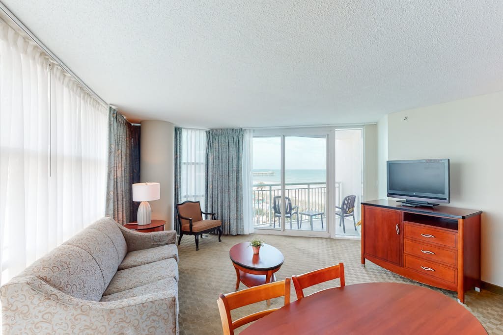 Sunlit Beach Condo w/ Free WiFi, Shared Pool, Hot Tub, & Fitness Room