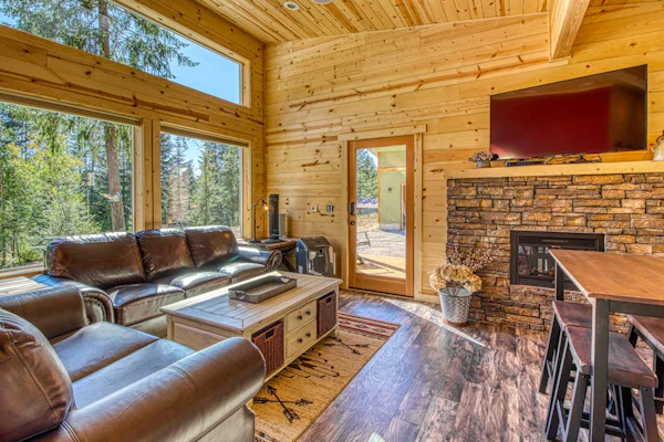 Dog-Friendly, Newly Built Woodland Home w/ Deck & Private Hot Tub