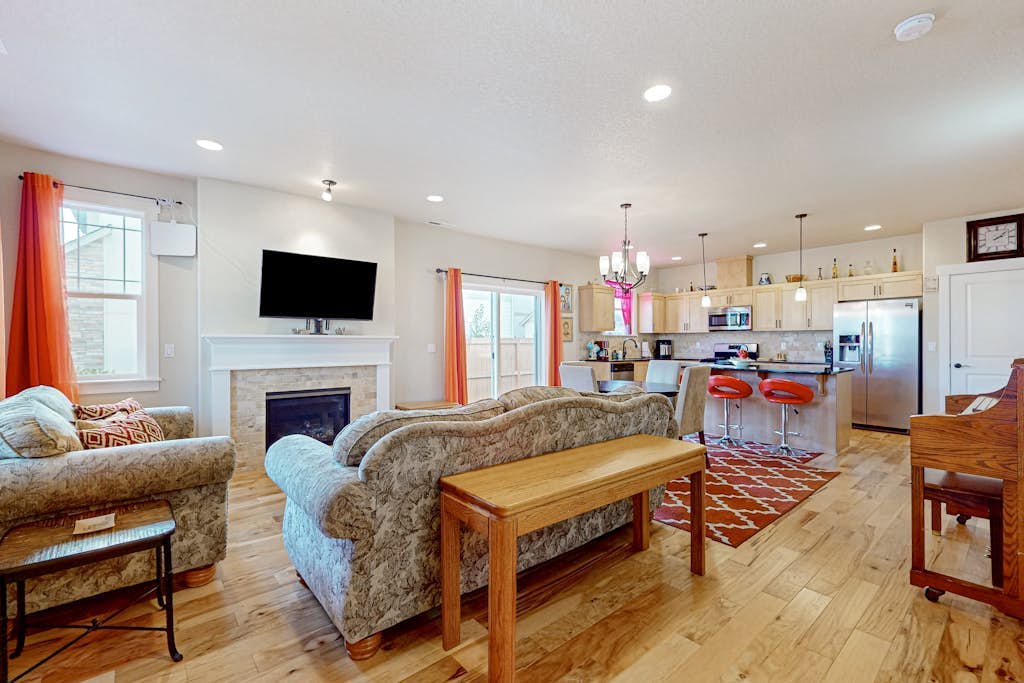 2-story home in great location with fireplace, grill, fast WiFi, & streaming