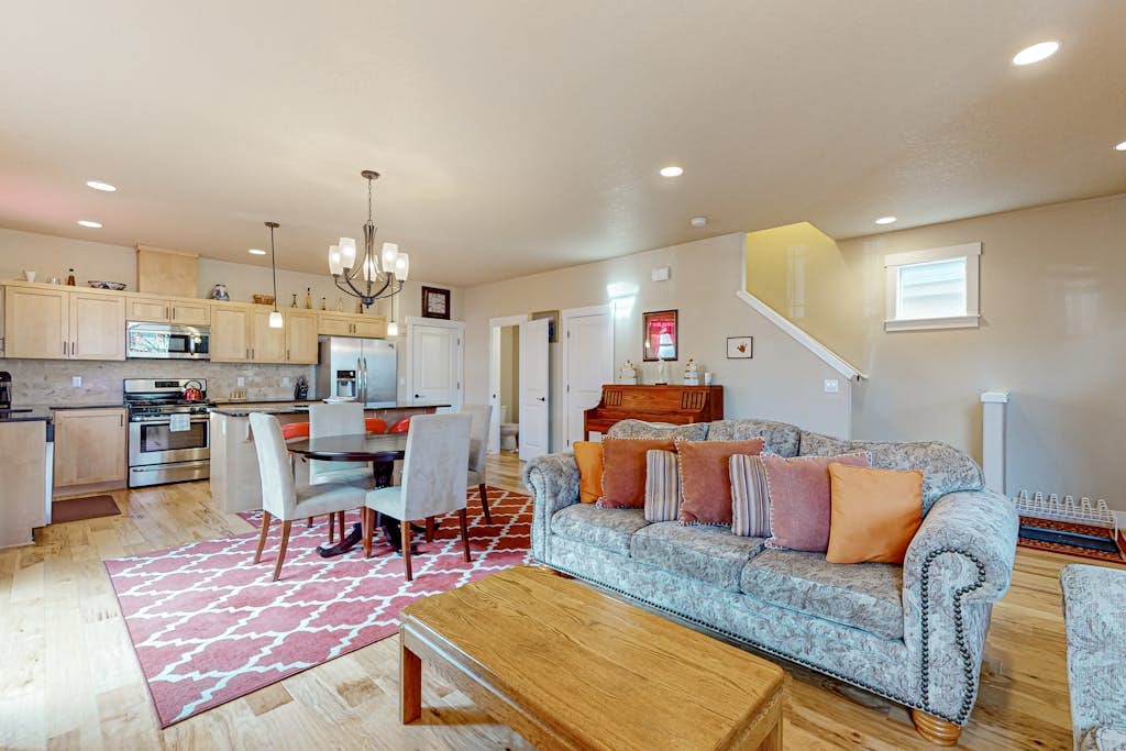 2-story home in great location with fireplace, grill, fast WiFi, & streaming