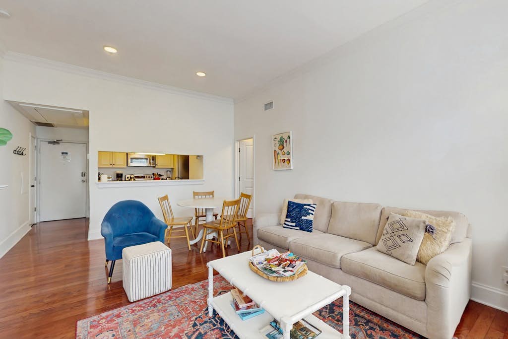 Charming, historic condo w/ a full kitchen, free WiFi, & central A/C