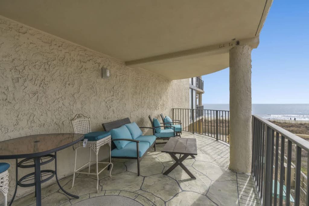 Welcome to Sea Castle 1G, your perfect ocean view getaway in the heart of North Myrtle Beach's beautiful Crescent Beach! This spacious 3 bedroom, 2 bathroom condo offers beautiful views of the Atlantic Ocean and comfortably accommodates up to 6 guests with one king sized bed, one queen sized bed, and two twin beds. Whether you're planning a family vacation, golf trip, or relaxing beach getaway with friends, this beautifully appointed condo offers everything you need for an unforgettable stay.