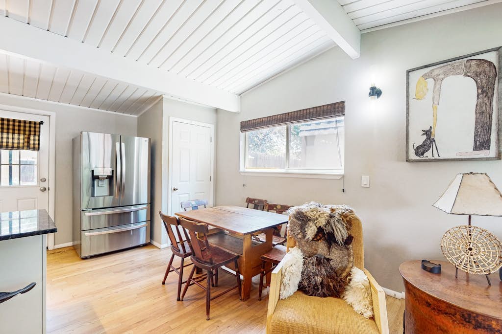Rustic mountain view home w/ large yard, pond, & updated kitchen - dog-friendly