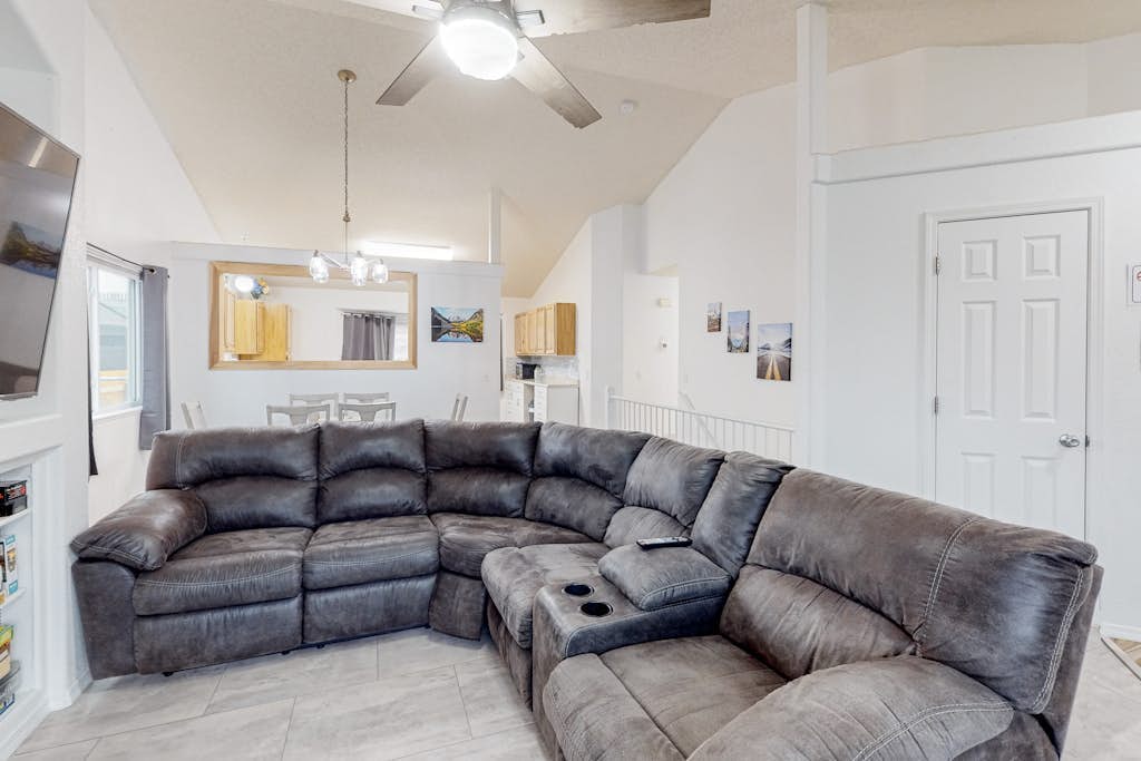 Dog-friendly home with sunset/mountain view & fireplace - near USAFA/Fort Carson
