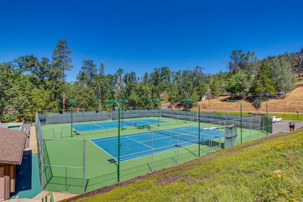 Rustic home with large decks & pool - great locale near the marina
