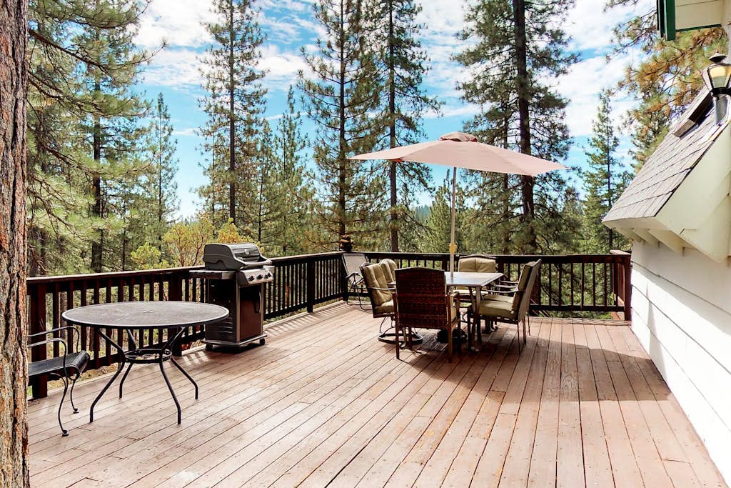 2BR A-Frame Cabin w/ Loft, Free WiFi, Private W/D, & Large Forest-View Deck