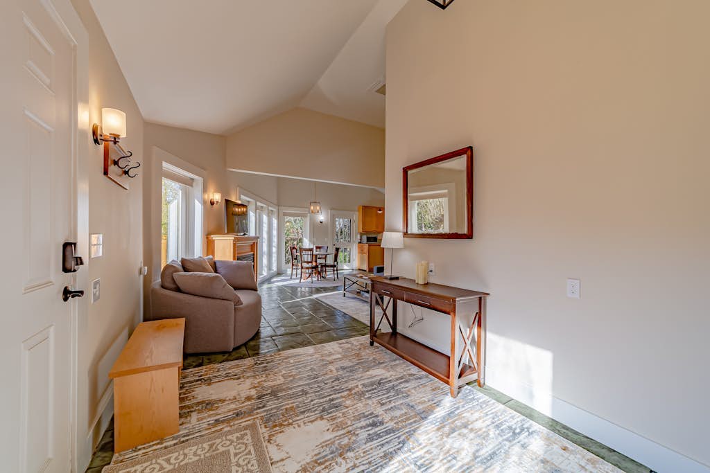 Sophisticated getaway with indoor pool & walkable locale