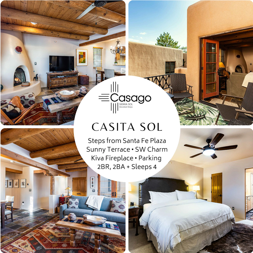 Casita Sol - Walk to Plaza, AC, Adobe Condo