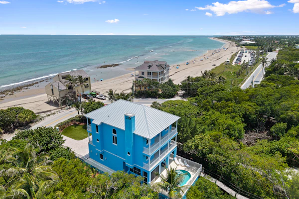 Mermaid Cove | Beach-to-River Retreat with Pool, Hot Tub, Private Dock & Boat Lift